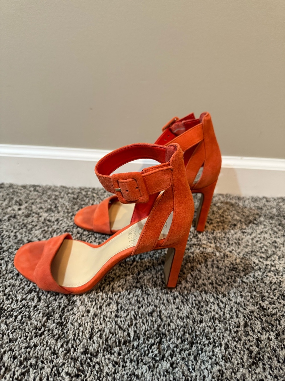 Vince Camuto Orange Heels